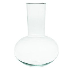 Szklany wazon W-493 H:26cm D:19cm