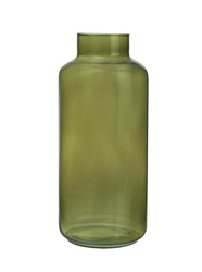 Szklany wazon słój W-395K H:35cm D:14,5cm Olive