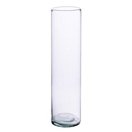 Szklany wazon cylinder H:50cm D:14,5cm